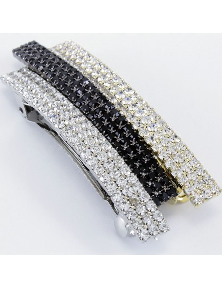 Matic Strass MATIC CM.6 3 RIGHE STRASS ARG/ORO/HEMA | Wholesale Hair Accessories and Costume Jewelery