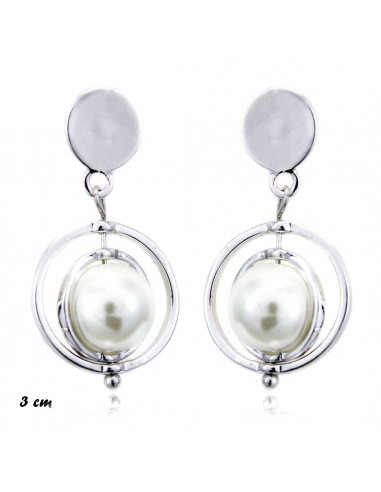 Pearl earrings ORECCHINI PERLE PLANETARIO | Wholesale Hair Accessories and Costume Jewelery