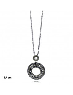 Strass necklaces COLLANA METALLO CERCHIETTO STRASS | Wholesale Hair Accessories and Costume Jewelery