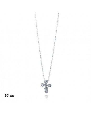Strass necklaces COLLANA CROCE STRASS | Wholesale Hair Accessories and Costume Jewelery