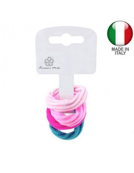 Elastici Basic - Elastici per capelli attorcigliati in microfibra colori chiari - made in Italy - 4 pezzi | Vendita Ingrosso ...