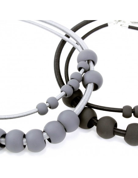 Modische Halsketten COLLANA ETNICA SFERE N-ARG | Großhandel Haarschmuck und Modeschmuck