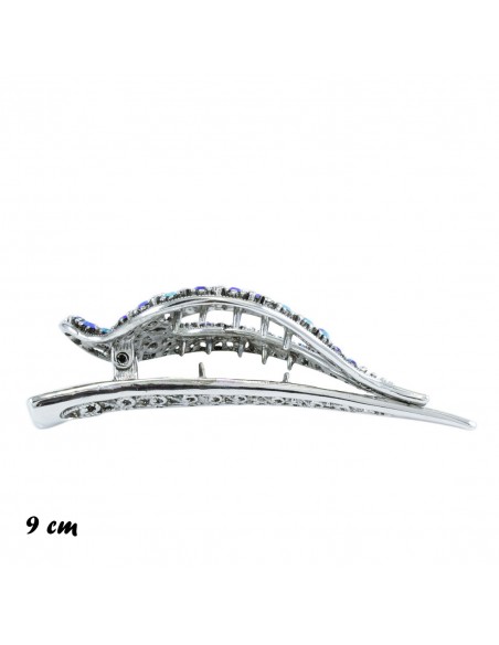 Pinze Strass PINZA LATERALE METALLO STRASS CM 9 | Wholesale Hair Accessories and Costume Jewelery