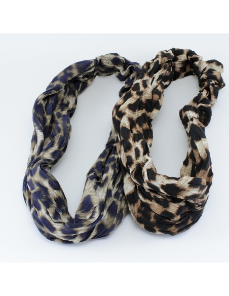 Animalier FASCIA MACULATA RASO FROISSE | Wholesale Hair Accessories and Costume Jewelery