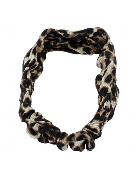 Animalier FASCIA MACULATA RASO FROISSE | Wholesale Hair Accessories and Costume Jewelery