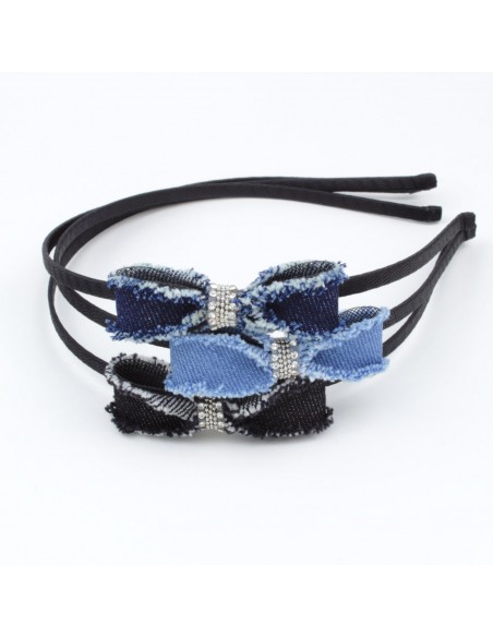 Jeans CERCHIO CM 0,5 FIOCCO JEANS STRASS | Wholesale Hair Accessories and Costume Jewelery