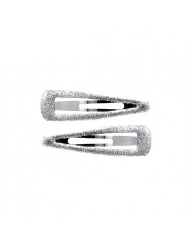 Clic Clac Fashion CLIC CLAC CM.5 GLITTER ARGENTO | Wholesale Hair Accessories and Costume Jewelery