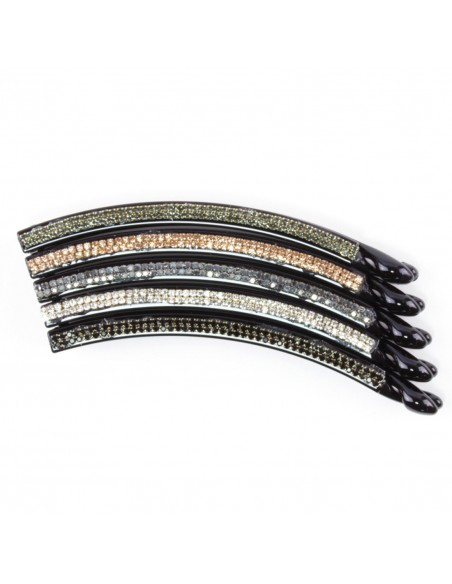 Fermagli Strass BANANA CM 9 ELAGANCE STRASS | Wholesale Hair Accessories and Costume Jewelery