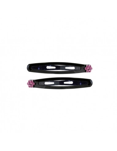 Clic Clac Strass CLIC CLAC CM.4,5 FIORE COLOR STRASS PEZZI 2 | Wholesale Hair Accessories and Costume Jewelery