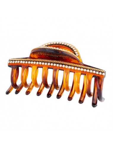 Classico PINZA CM 010 TUBO STRASS E CATENA | Wholesale Hair Accessories and Costume Jewelery