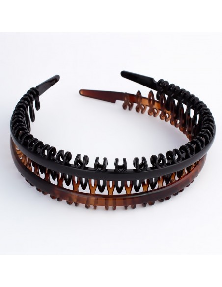Cerchietti Basic CERCHIETTO CON DENTI NERO | Wholesale Hair Accessories and Costume Jewelery