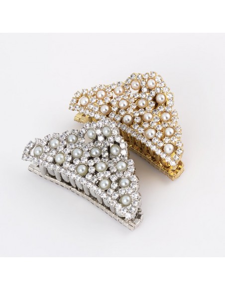 Pinze Strass PINZA CM 5 PERLE E STRASS | Wholesale Hair Accessories and Costume Jewelery
