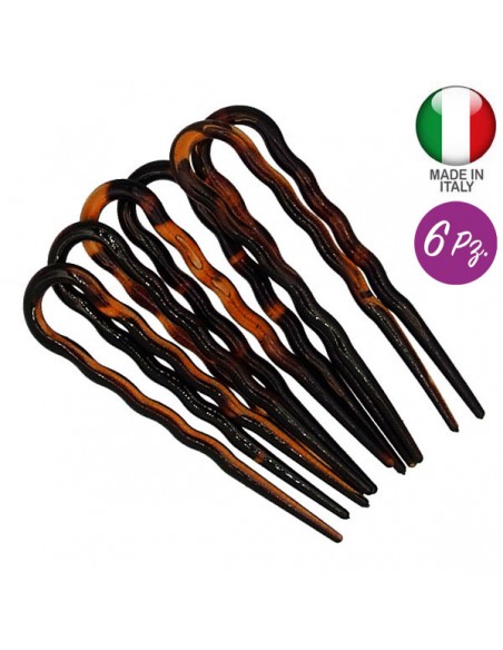 Mollette e Forcine Basic FORCINE CM 07 DEMI PEZZI 6 | Wholesale Hair Accessories and Costume Jewelery