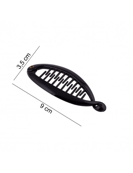 Fermagli Basic FERMAGLIO FRANCESE A PESCE CM 08 NERO | Wholesale Hair Accessories and Costume Jewelery
