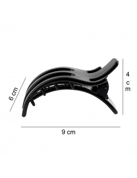 Pinze Basic PINZA CM 09 LATERALE NERA | Wholesale Hair Accessories and Costume Jewelery