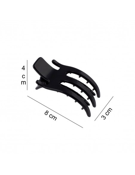 Pinze Basic PINZA CM 08 LATERALE NERA | Wholesale Hair Accessories and Costume Jewelery