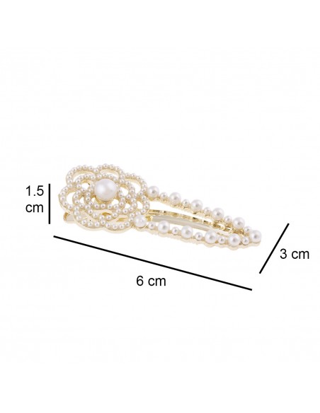 Perle BECCO CM 6 CAMELIA PERLE | Wholesale Hair Accessories and Costume Jewelery