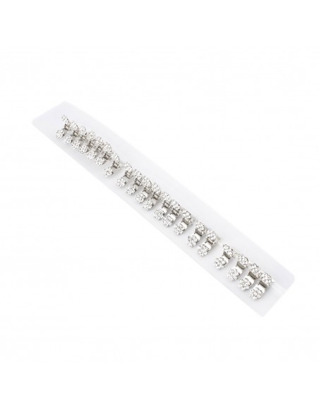 Pinze Fashion PINZA FIORE STRASS COLOR PEZZI 30 | Wholesale Hair Accessories and Costume Jewelery