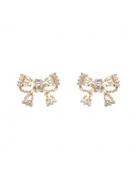 Short Rhinestone Earrings ORECCHINO FIOCCO CRISTALLI | Wholesale Hair Accessories and Costume Jewelery