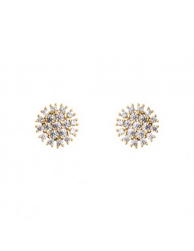 Short Rhinestone Earrings ORECCHINO BOTTONE STRASS | Wholesale Hair Accessories and Costume Jewelery