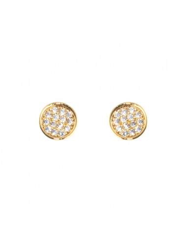 Short Rhinestone Earrings ORECCHINO BOTTONE STRASS | Wholesale Hair Accessories and Costume Jewelery