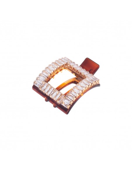 Pinze Strass PINZA CM 4,5 LATERALE CON CRISTALLI BAGUETTE | Wholesale Hair Accessories and Costume Jewelery