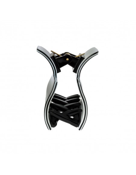 Layer Black PINZA LAYER BLACK QUADRA CM 06 - HAND MADE | Großhandel Haarschmuck und Modeschmuck
