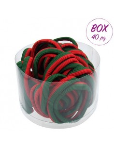 Elastici Box BOX 40 PZ ELASTICI BICOLORI | Wholesale Hair Accessories and Costume Jewelery