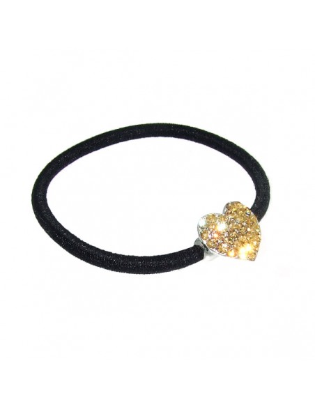 Elastici Strass FERMACODA CUORE STRASS | Wholesale Hair Accessories and Costume Jewelery