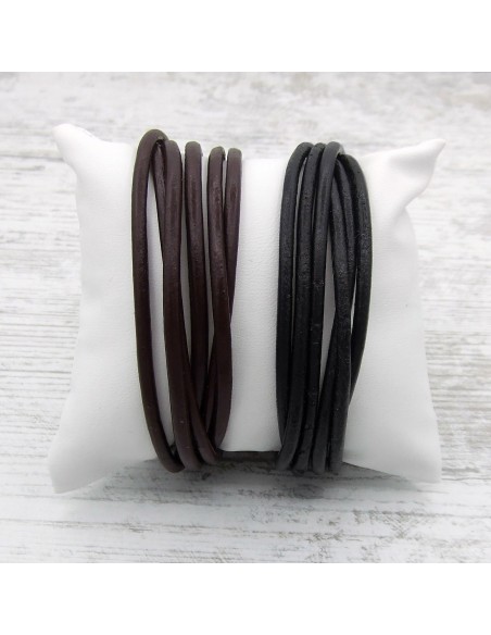 Leather Bracelets BRACCIALE ECOPELLE CON MAGNETE | Wholesale Hair Accessories and Costume Jewelery