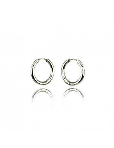 Steel Earrings ORECCHINO ACCIAIO ANELLO CM.1,2 | Wholesale Hair Accessories and Costume Jewelery