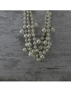 Halsketten Perlen COLLANA GIROCOLLO PERLE 3 FILI PERLE DISEGUAL | Großhandel Haarschmuck und Modeschmuck