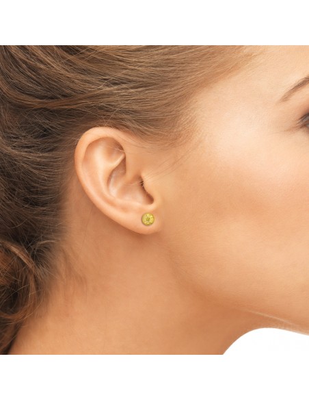 Steel Earrings ORECCHINI ACCIAIO PALLINA MM.4 | Wholesale Hair Accessories and Costume Jewelery