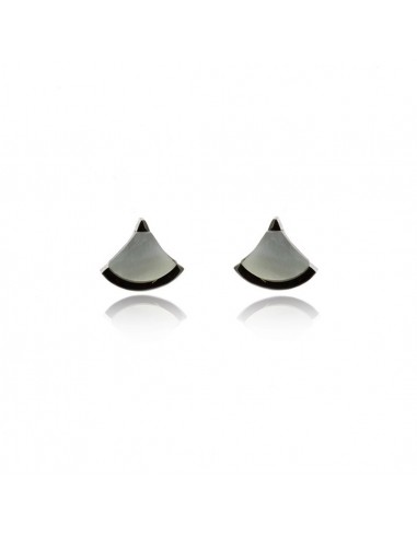 Steel Earrings ORECCHINO ACCIAIO PAPIRO PIETRA | Wholesale Hair Accessories and Costume Jewelery