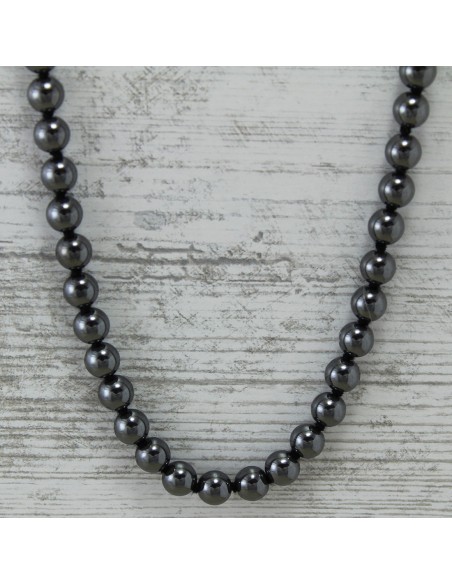 Pearls necklaces COLLANA PERLE EMATITE 8-45 | Wholesale Hair Accessories and Costume Jewelery