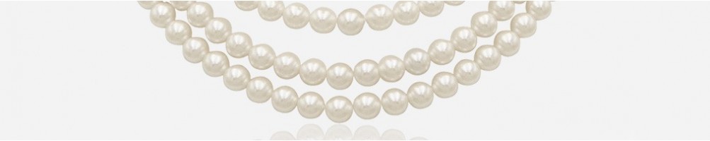 Wholesale fashion steel necklaces, rhinestone and pearl necklaces